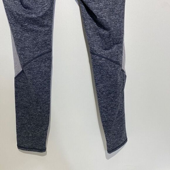 Zella Women's Athletic High-Rise Side Stripes Work Out Leggings In Grey Size Med - Picture 15 of 16